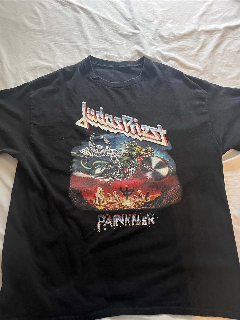 Judas Priest Painkiller Black Graphic Band T-Shirt Men’s XL